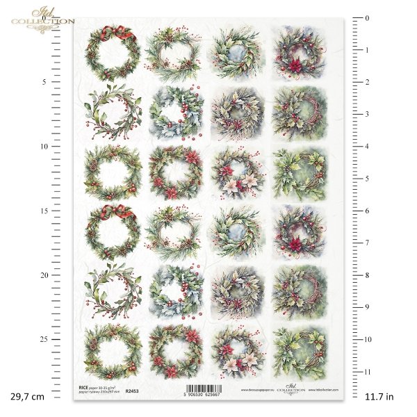 zimowe wianki, wianek, wieniec, wieńce, Winter Wreath, gwiazda betlejemska, zima, Boże Narodzenie, Święta Bożego Narodzenia, retro, miniatura, miniatury, winter garland, wreaths, Winter Wreath, Christmas Day, miniature