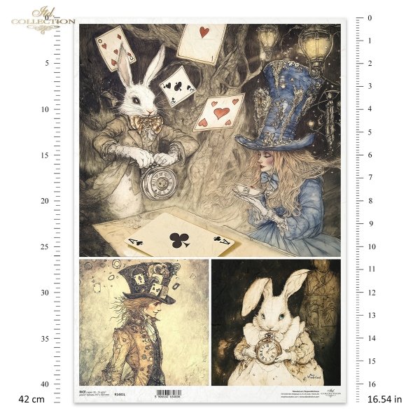 Biały Królik, Kapelusznik*White Rabbit, Hatter*Weißes Kaninchen, Hutmacher*Conejo Blanco, Sombrerero