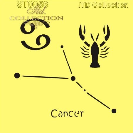 ST0056 - znaki zodiaku - rak