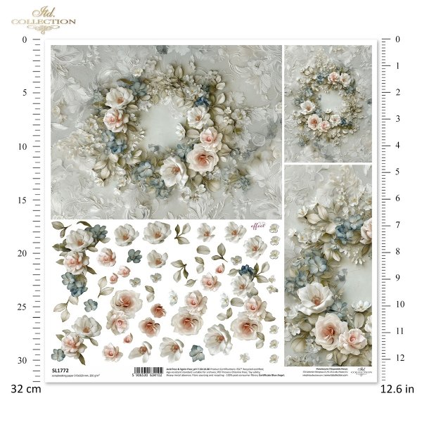 Celebrate the Moments * Celebruj Chwile - kwiaty 3D, wieńce kwiatowe, 3D effect*floral wreaths, flowers, garlands, 3D effect * Blumenkränze, Blumen, Girlanden, 3D-Effekt *coronas florales, flores, guirnaldas, efecto 3D 