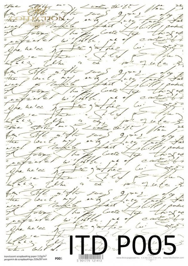 papel para scrapbooking - el papel translúcido P0005