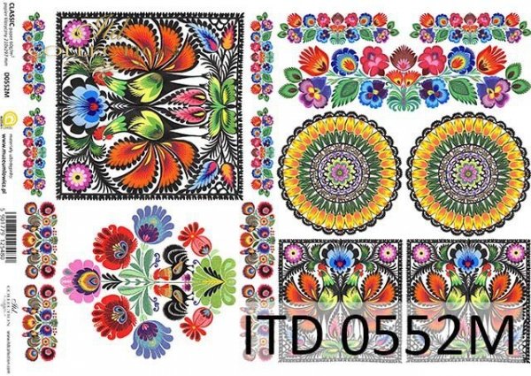 papel decoupage clásico D0552M