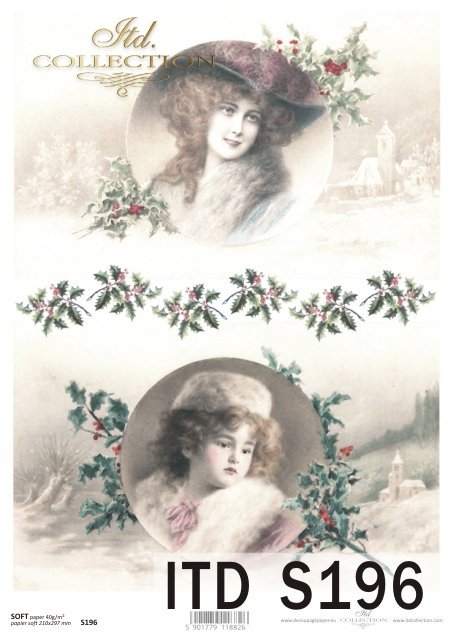Papel Decoupage Soft S0196