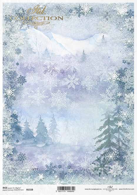 Papel decoupage de vacaciones, starlets, copos de nieve*Holiday Decoupage Papier, Sternchen, Schneeflocken*Праздничная бумага для декупажа, звездочки, снежинки