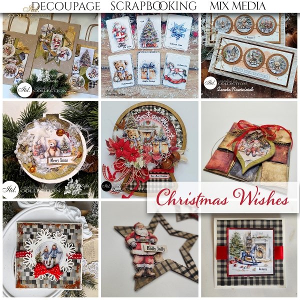 inspiracje, seria Christmas Wishes - Świąteczne Życzenia