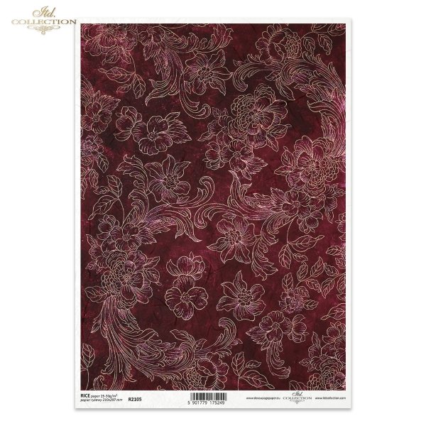 Seria Vintage Tapestry, motyw tapetowy, tapeta, ornament roślinny, ornamenty, dekor, vintage, retro, gobelin, wallpaper motif, floral ornament, ornaments, decor, tapestry, Tapetenmotiv, Wandteppich, florales Ornament, Ornamente, Dekor