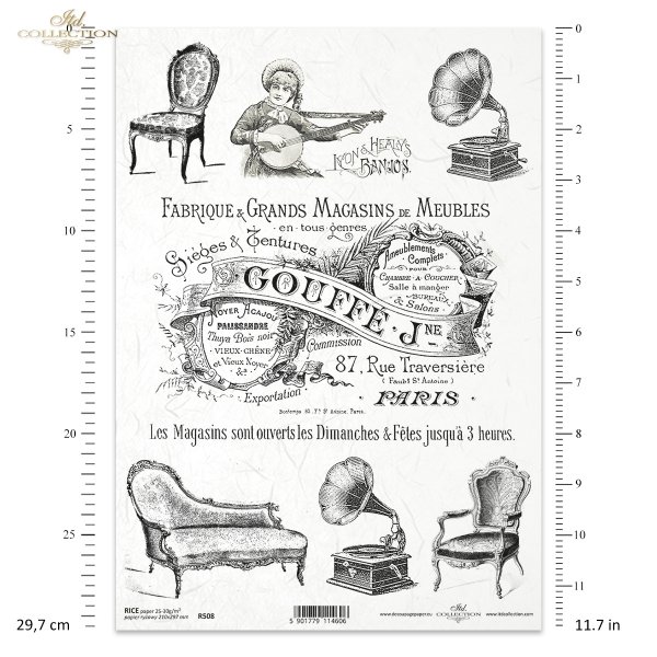 retro i vintage, różne napisy, dawne napisy, ozdoby, dekoracje, ramka, ozdobne ramki, patefon, fotel, szezląg, meble retro, 
