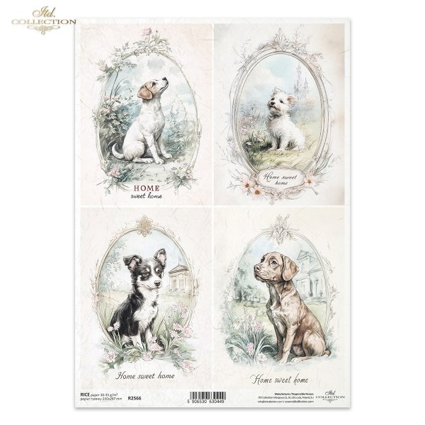 Papel de arroz para decoupage R2566
