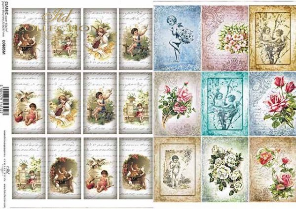 papel decoupage clásico D0605M