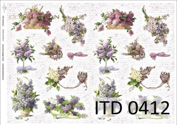 papel decoupage clásico D0412M