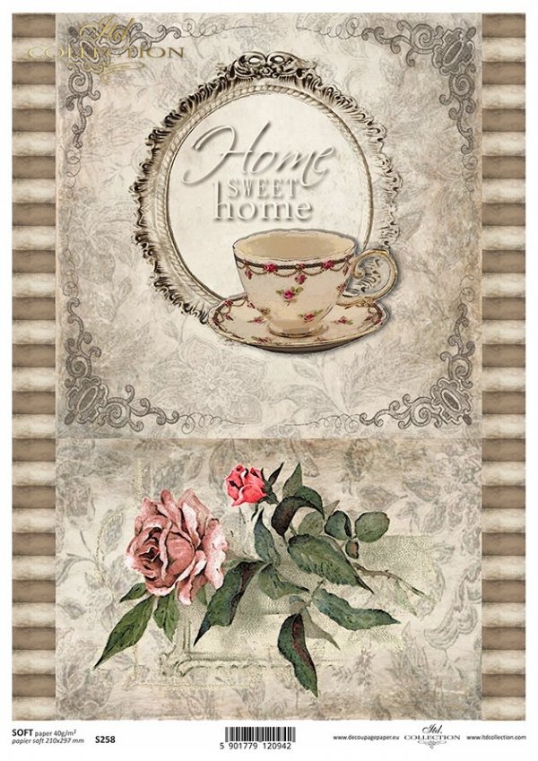 Papel Decoupage Soft S0258