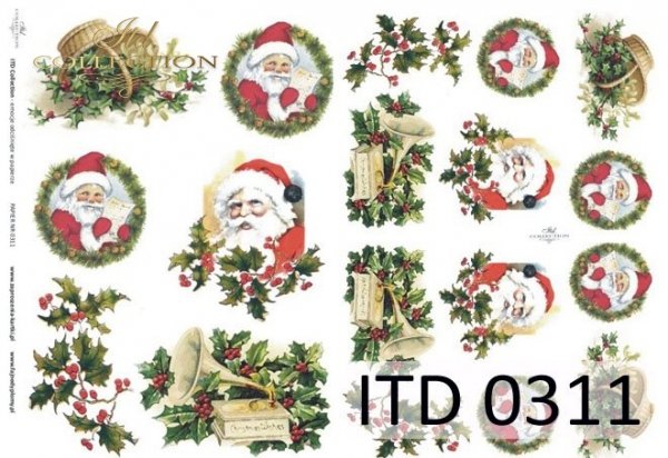 papel decoupage clásico D0311M