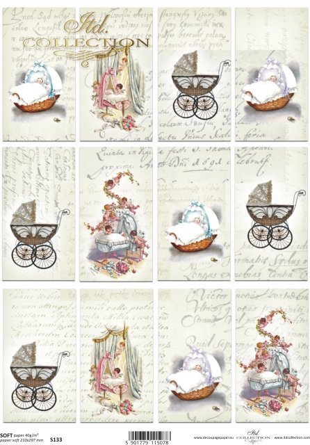 Papel Decoupage Soft S0133