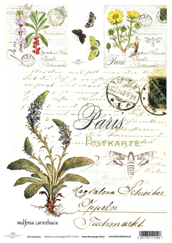 Papel Decoupage Soft S0012