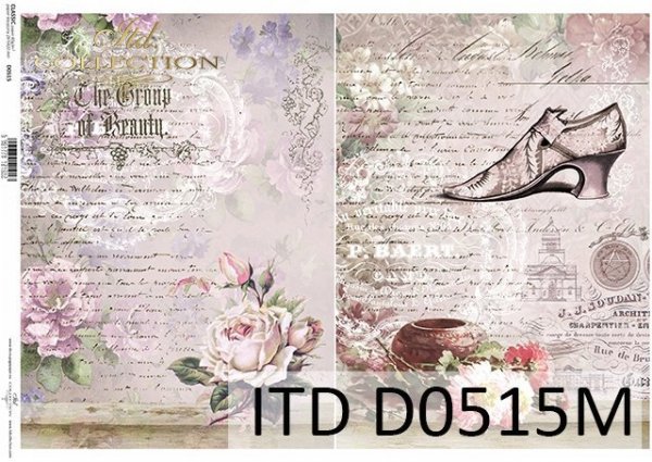 papel decoupage clásico D0515M