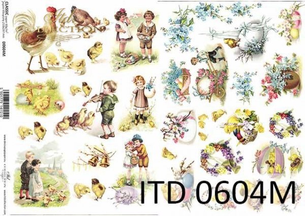 papel decoupage clásico D0604M