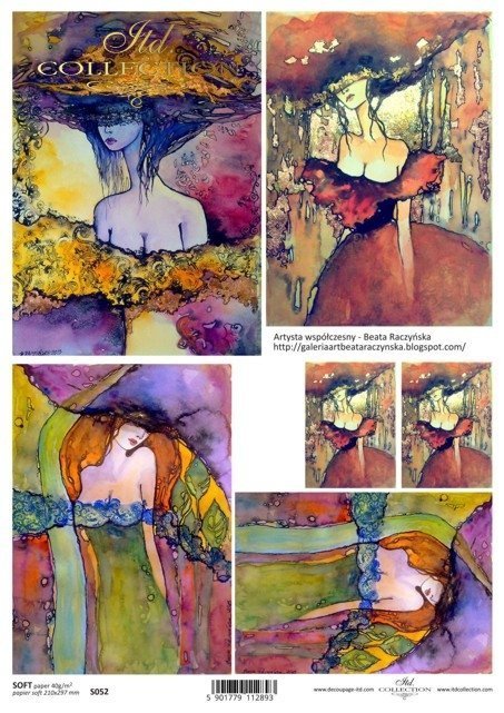 Papel Decoupage Soft S0052