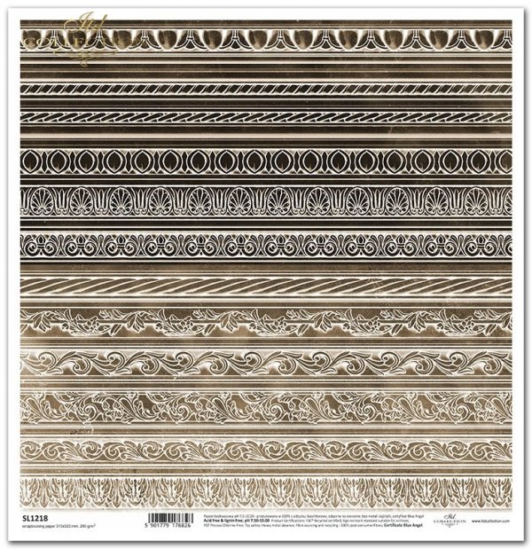 Seria Vintage Angels - szlaczki, bordiury*Vintage Angels series - borders*Serie Vintage Angels - Bordure