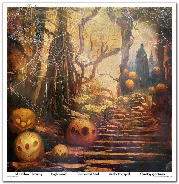 Papeles Scrapbooking SLS-054 ''Halloween''