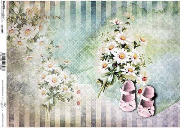 papel decoupage para el cumpleaños de un niño, para una niña, zapatos, flores*Decoupage-Papier für den Geburtstag eines Kindes, für ein Mädchen, Schuhe, Blumen*бумага для декупажа для дня рождения ребенка, для девушки, обуви, цветов
