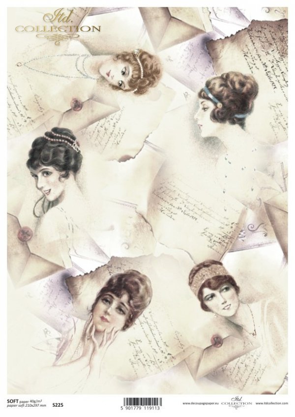Papel Decoupage Soft S0225