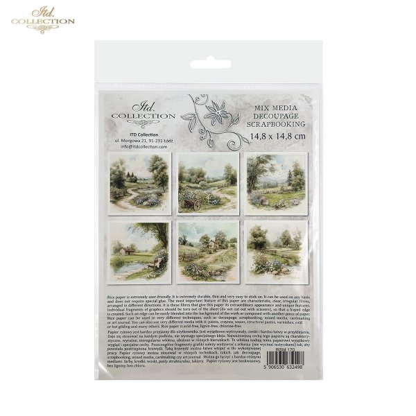 conjunto de papeles de arroz RSM170