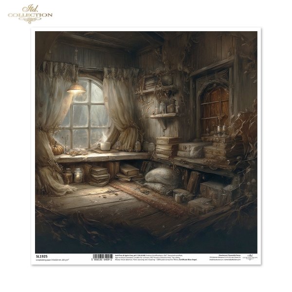 Mouse World - Interior -  Ilustracje,  świat myszek, przytulne wnętrza, bajkowe sceny, kominki, nory mysie, domki, wnętrza