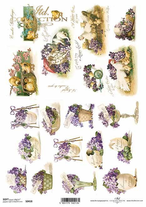 Papel Decoupage Soft S0418