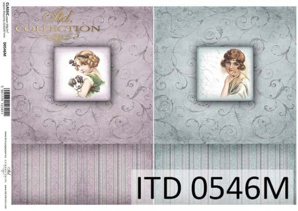papel decoupage clásico D0546M