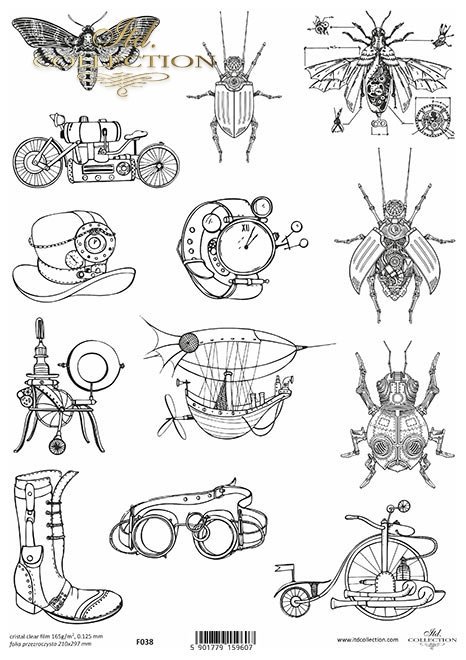 steampunk, industrial, perpetuum mobile, machiny, ćma, owady, okulary, zegarek*steampunk, industrial, perpetual motion, machines, moth, insects, glasses, watch*Steampunk, Industrie, Perpetuum Mobile, Maschinen, Motte, Insekten, Brille, Uhr*steampunk, indu