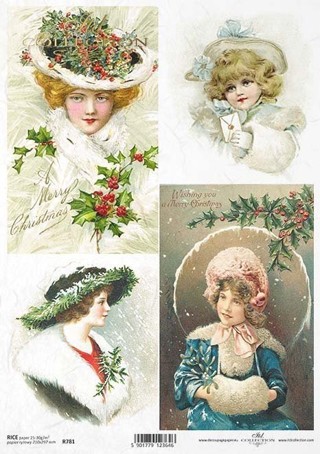 odświętne stroje, dekoracje świąteczne, vintage, retro, kobieta, kobiety, moda, kapelusz, klimat świąt Bożego Narodzenia, Boże narodzenie, wesołych świąt, R781, festive winter outfits, Christmas decorations, vintage, retro, woman, women, fashion, hat, Chr