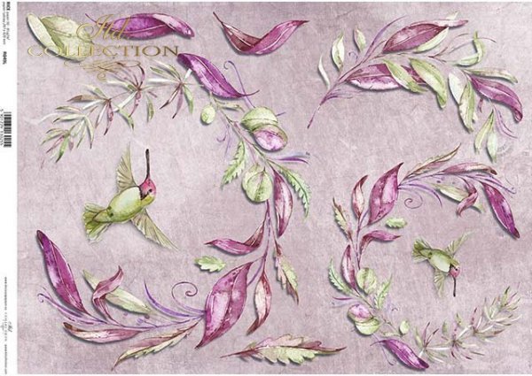 Decoupage Papierblumen -Reispapier Blumen*Decoupage de papel de arroz flores-flores de papel