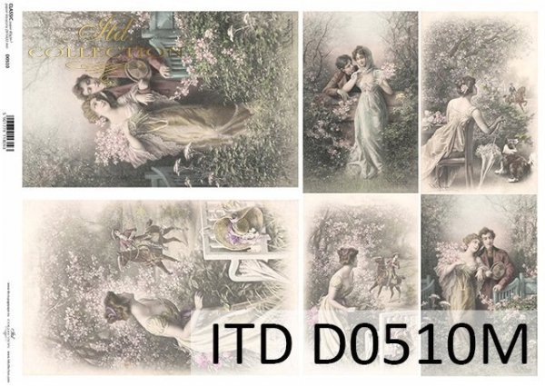 papel decoupage clásico D0510M