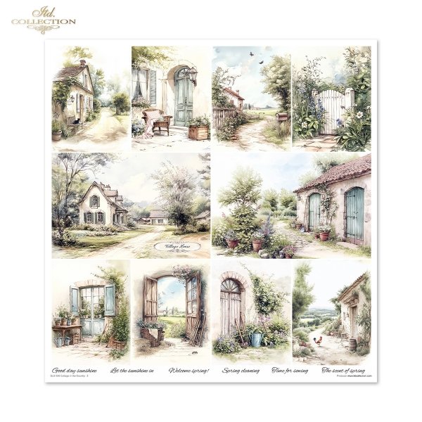Papeles Scrapbooking SLS-088 Cottage in the Country