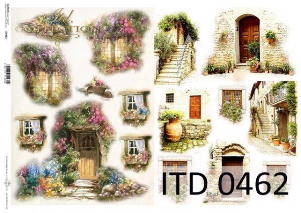 papel decoupage clásico D0462M