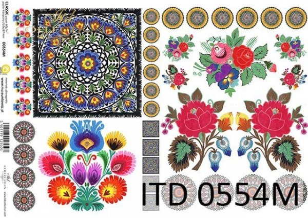 papel decoupage clásico D0554M