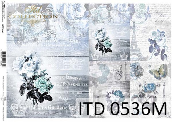 papel decoupage clásico D0536M