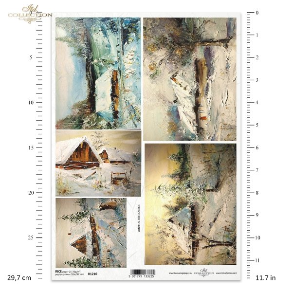 Alfred Anioł, winter, snow, village, cottages, painting, contemporary artist, Winter, Schnee, Dorf, Hütten, Dorf, zeitgenösische Malerei, zeitgenössischer Künstler, invierno, nieve, pueblo, casas de campo, pueblo