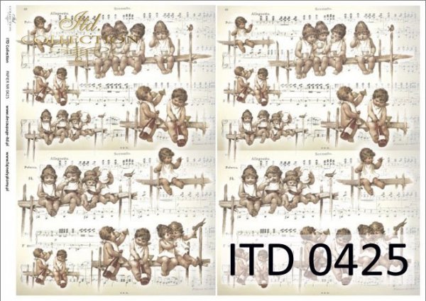 papel decoupage clásico D0425M