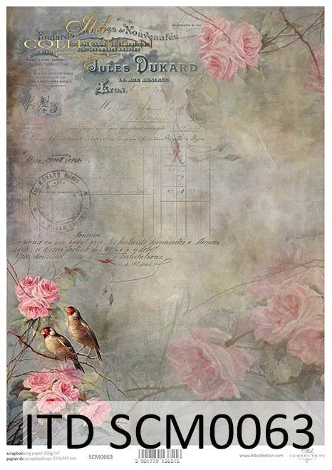 Papier scrapbooking Vintage*Vintage scrapbooking paper