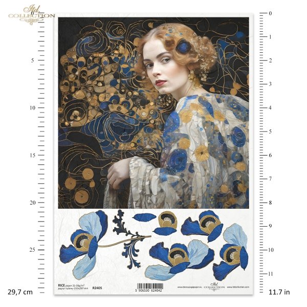 kobiety, złoto, dekoracyjne wzory, mozaiki, motywy secesyjne*women, gold, decorative patterns,, mosaics, Art Nouveau motifs