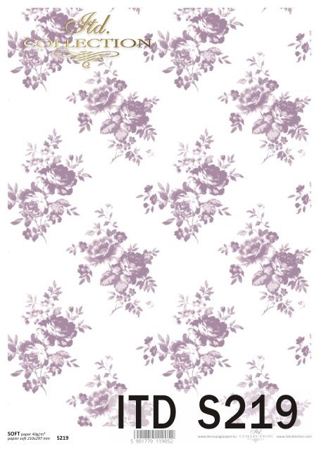 Papel Decoupage Soft S0219