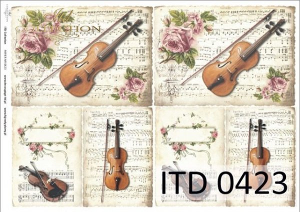 papel decoupage clásico D0423M
