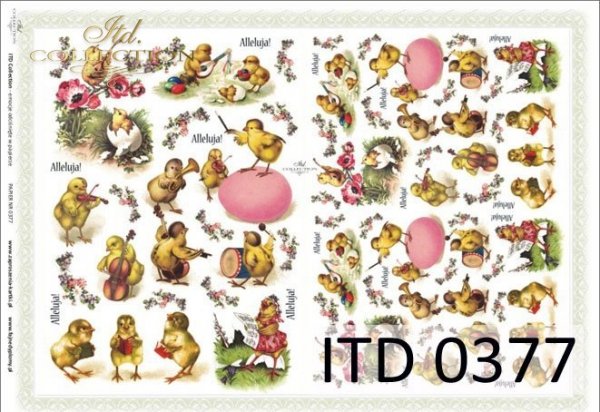 papel decoupage clásico D0377M