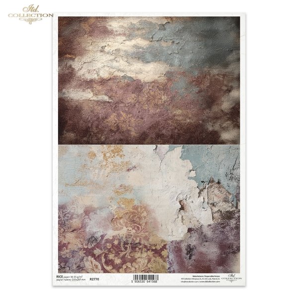 Papel de arroz para decoupage R2770