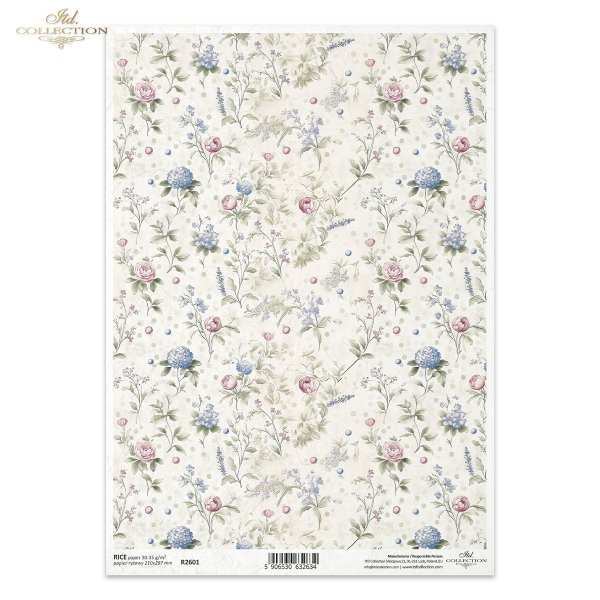Papel de arroz para decoupage R2601