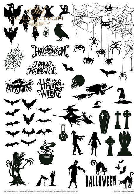 Conjunto Creativo MS004 - Art Journal Halloween