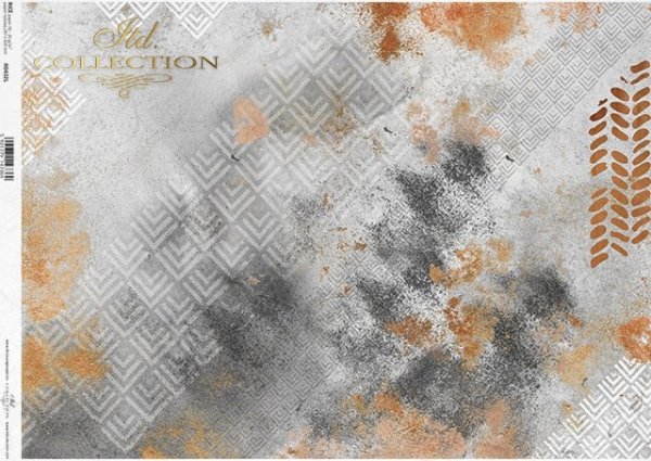 Do-decoupage-Papier-ryzowy-decoupage-A3-R0432L-miedziane-tlo-kolaz-tapetowy-beton-i-rdza-2