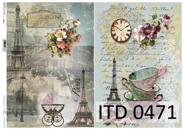 papel decoupage clásico D0471M