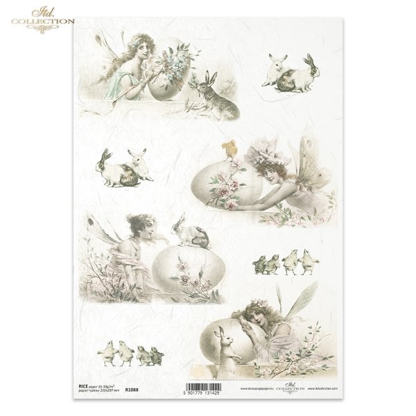 Wielkanoc, vintage, retro, elf, wróżka, anioł, zając, królik, kurczak, pisklak, jajko, jajka, skrzydło, skrzydła, sepia, Easter, fairy, angel, hare, rabbit, chicken, chick, egg, wing, Ostern, Engel, Hase, Kaninchen, Küken, Ei, Flügel,
